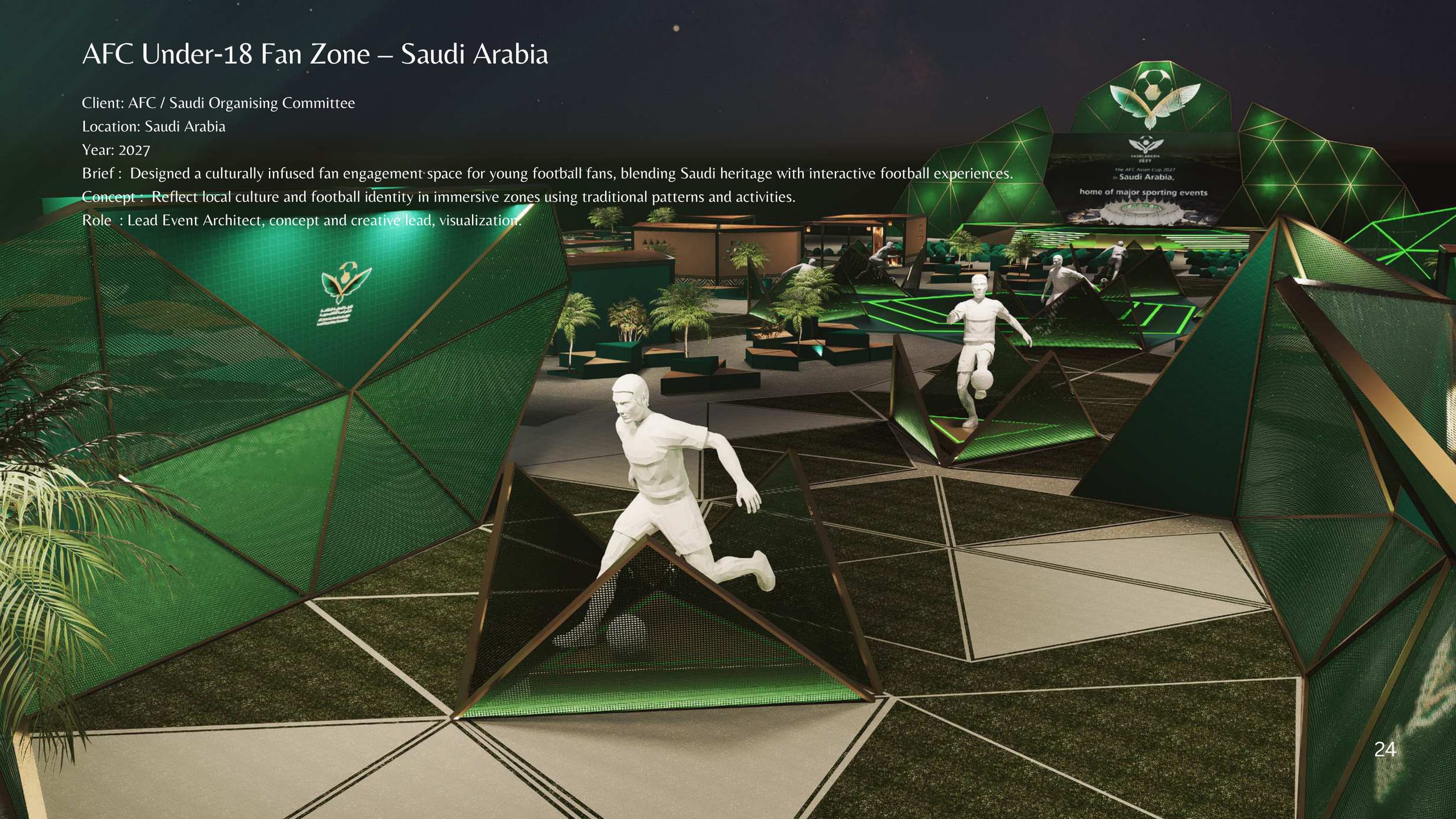 AFC Under-18 Fan Zone — render 3