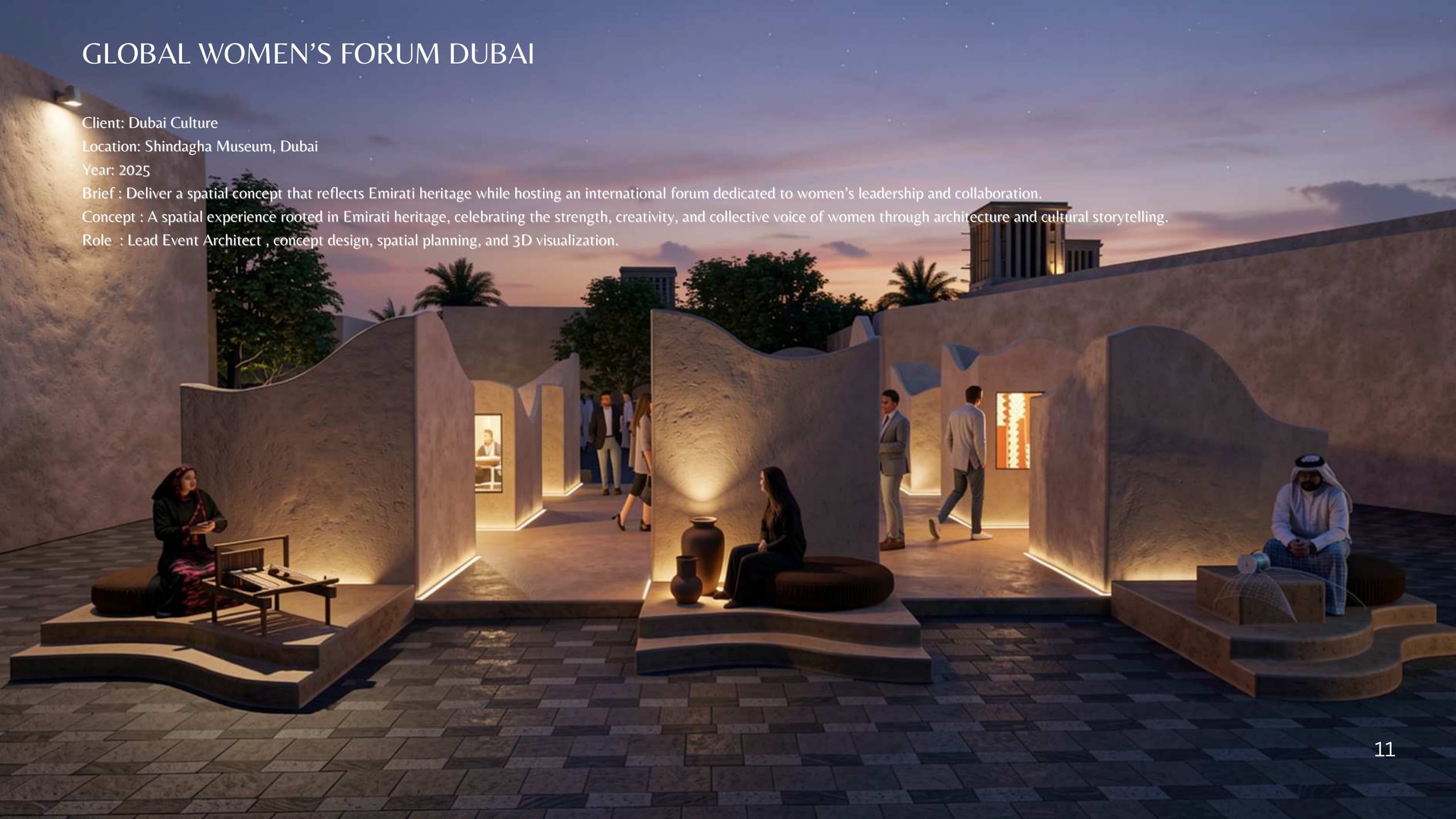 Global Women's Forum Dubai — render 3